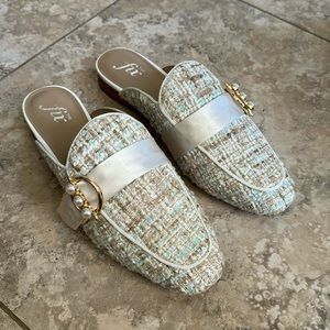 NEW The Fix Dafnee Loafer Slide with Pearl Buckle Size 9 B(M)
